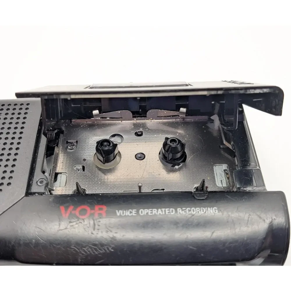 SONY M-527V Microcassette Recorder Handheld Black VOR 4 Tapes Parts Repair